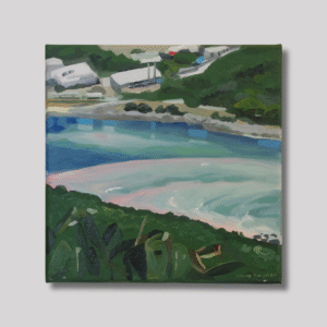 Small oil painting of Tallebudgera Creek